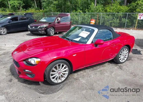 2017 Fiat 124 Spider Lusso from USA, damaged, VIN JC1NFAEK8H0106144
